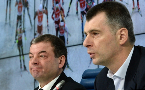 Сергей Кущенко и Михаил Прохоров © РИА Новости, Александр Вильф Сергей Кущенко и Михаил Прохоров © РИА Новости, Александр Вильф