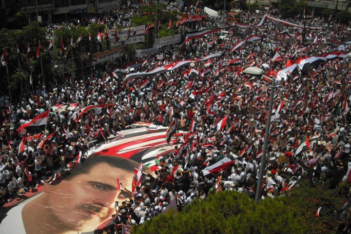 Митинг в поддержку Башара Асада. Фото с сайта wikipedia.org Митинг в поддержку Башара Асада. Фото с сайта wikipedia.org