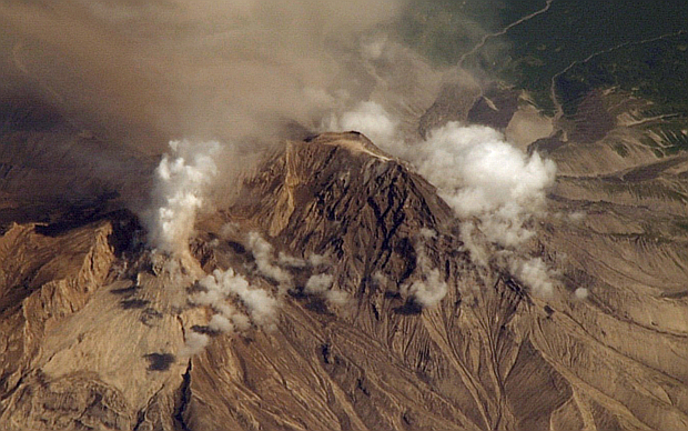 Вулкан Шивелуч. Фото с сайта nasa.gov Вулкан Шивелуч. Фото с сайта nasa.gov