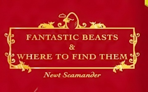 Фрагмент обложки книги «Fantastic Beasts and Where to Find Them»