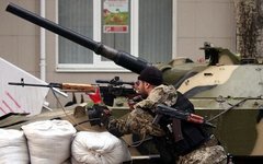 Народное ополчение Славянска. Фото пользователя Instagram sashakots Народное ополчение Славянска. Фото пользователя Instagram sashakots
