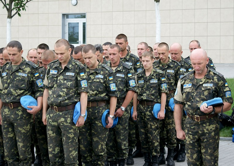 Прибывшие из Конго украинские миротворцы. Фото с сайта mil.gov.ua Прибывшие из Конго украинские миротворцы. Фото с сайта mil.gov.ua