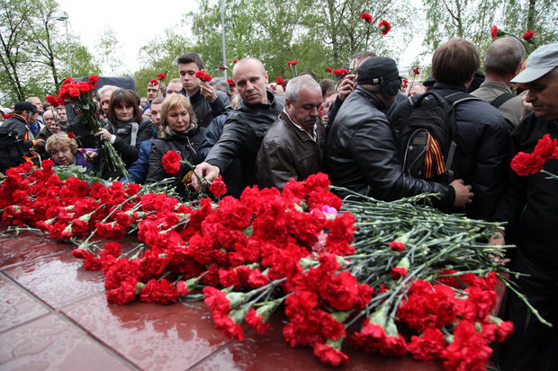 Акция в Москве, посвященная памяти погибших в Одессе © KM.RU, Алексей Белкин