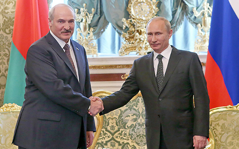 Владимир Путин и Александр Лукашенко. Фото с сайта president.gov.by