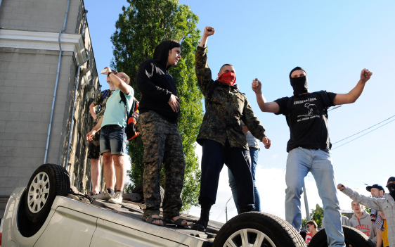 Погром российского посольства в Киеве © РИА Новости, Александр Максименко Погром российского посольства в Киеве © РИА Новости, Александр Максименко