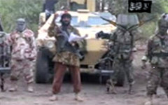 Боевики «Боко Харам». Стоп-кадр видео с Youtube Боевики «Боко Харам». Стоп-кадр видео с Youtube