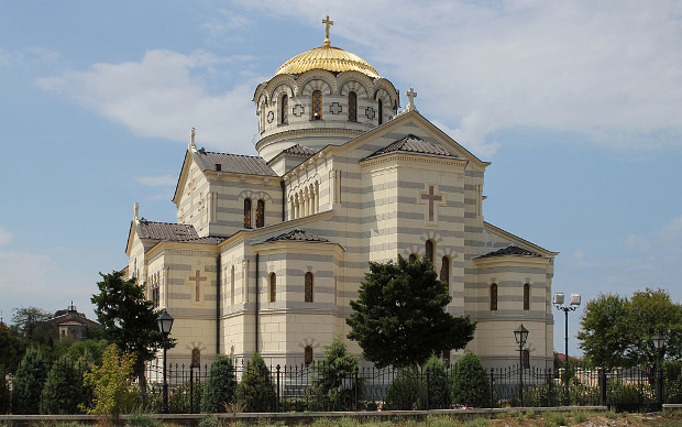 Владимирский собор в Херсонесе Таврическом. Фото George Chernilevsky с сайта wikimedia.org Владимирский собор в Херсонесе ТавФото George Chernilevsky с сайта wikimedia.org