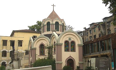 Храм в честь Александра Невского в Ухане. Фото Vmenkov с сайта wikimedia.org