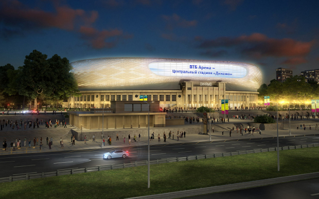 Модель стадиона после реконструкции. Изображение с сайта arena-park.ru Модель стадиона после реконструкции. Изображение с сайта arena-park.ru
