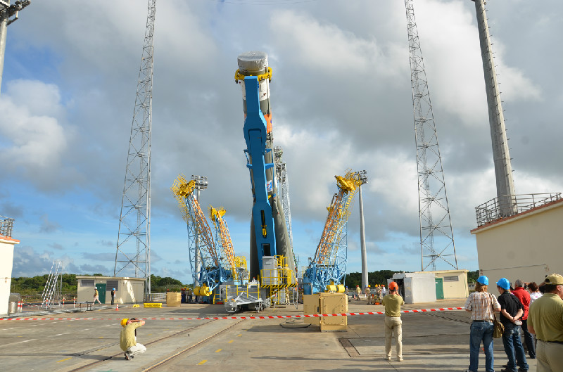 «Союз» на космодроме Куру. Фото с сайта federalspace.ru «Союз» на космодроме Куру. Фото с сайта federalspace.ru