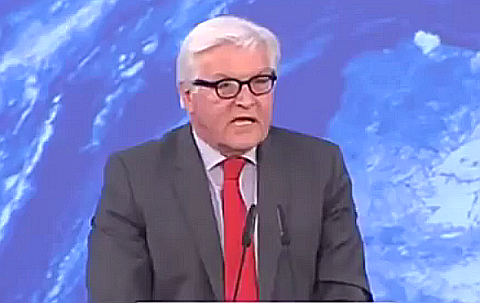 Франк-Вальтер Штайнмайер. Стоп-кадр с видео в YouTube Франк-Вальтер Штайнмайер. Стоп-кадр с видео в YouTube