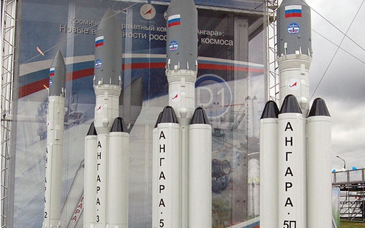 Макет ракеты «Ангара». Фото с сайта wikimedia.org Макет ракеты «Ангара». Фото с сайта wikimedia.org