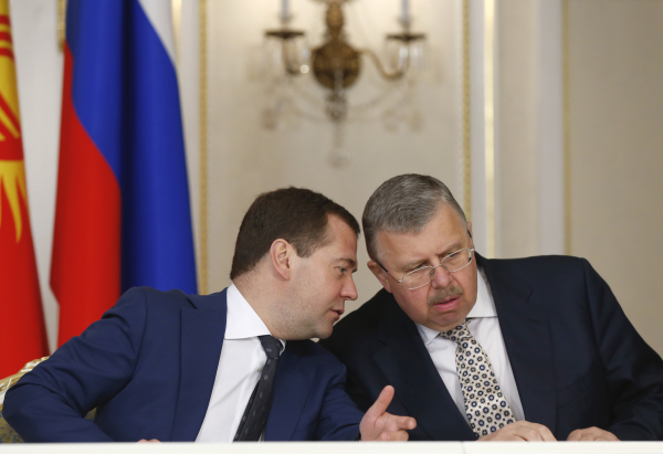 Дмитрий Медведев и Андрей Бельянинов © РИА Новости, Дмитрий Астахов