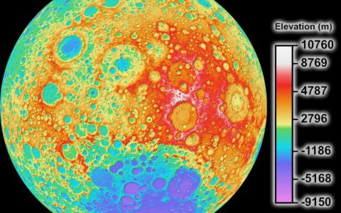 Карта Луны. Изображение с сайта nasa.gov Карта Луны. Изображение с сайта nasa.gov