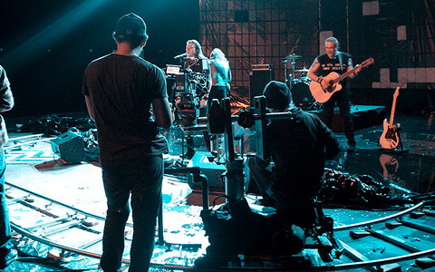 Кадр со съемок клипа. Фото Юлия Беликова