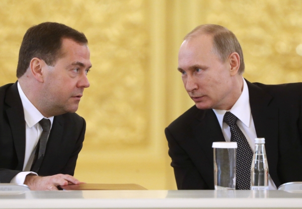 Владимир Путин и Дмитрий Медведев © РИА Новости, Екатерина Штукина Владимир Путин и Дмитрий Медведев © РИА Новости, Екатерина Штукина