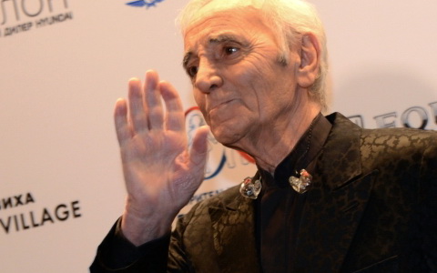 Шарль Азнавур © РИА Новости, Екатерина Чеснокова