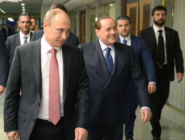 Владимир Путин и Сильвио Берлускони © РИА Новости, Алексей Никольский Владимир Путин и Сильвио Берлускони © РИА Новости, Алексей Никольский