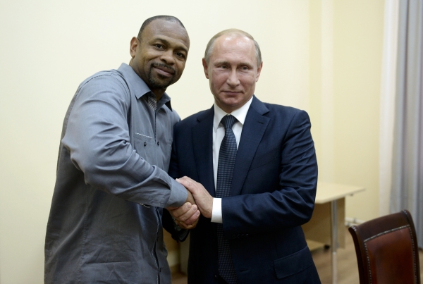 Рой Джонс и Владимир Путин © РИА Новости, Алексей Никольский