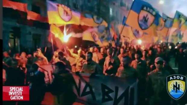 Стоп-кадр из фильма «Украина. Маски революции»