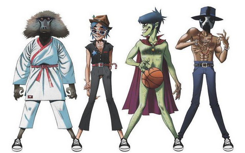 Gorillaz. Фото с офстраницы группы в Facebook