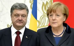 Петр Порошенко и Ангела Меркель. Фото с сайта president.gov.ua