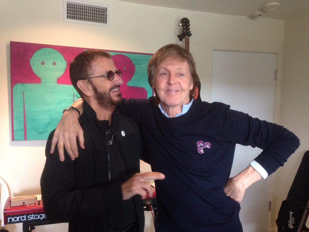 Ринго Старр и Пол Маккартни. Фото @ringostarrmusic/Twitter Ринго Старр и Пол Маккартни. Фото @ringostarrmusic/Twitter