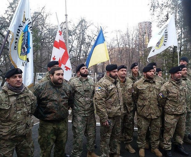 Грузинский национальный легион. Фото с сайта georgianlegion.com.ua