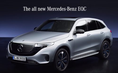 Кроссовер Mercedes EQC. Стоп-кадр из видео в YouTube Mercedes-Benz EQC