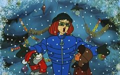 Фото с сайта kino-teatr.ru Сукачев, Охлобыстин, Меньшова спели «Кабы не было зимы» для «Простоквашина»
