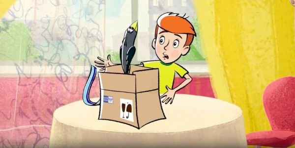 Стоп-кадр из мультфильма  «Возвращения в Простоквашино»