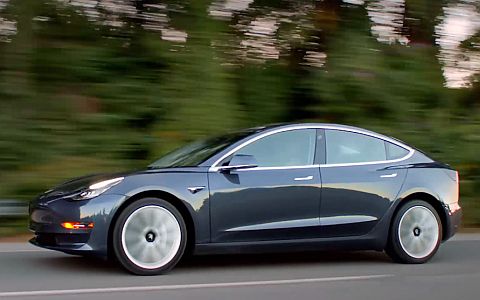 Tesla Model 3. Фото с сайта tesla.com