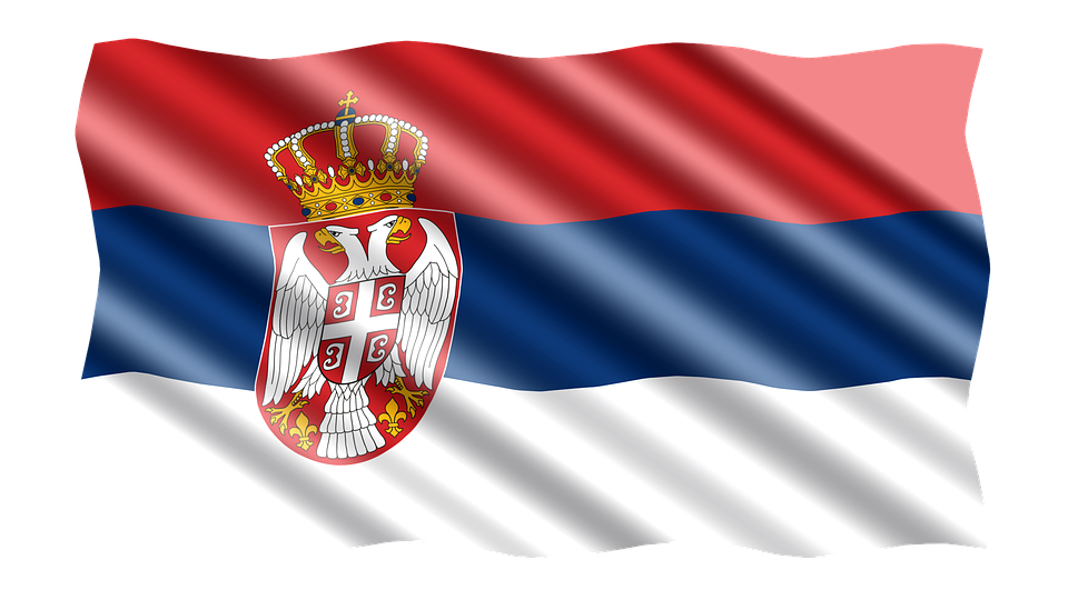 Флаг Сербии. Фото с сайта Pixabay.com Сербия, Косово