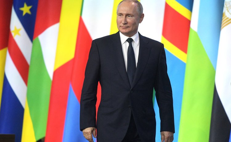 Владимир Путин по завершению саммита «Россия - Африка». Фото с сайта kremlin.ru