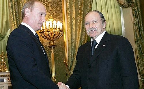 Владимир Путин и Абдель-Азиз Бутефлика