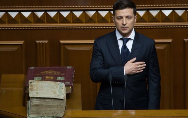 Зеленский на инаугурации. Фото Mykhaylo Markiv с сайта president.gov.ua Зеленский