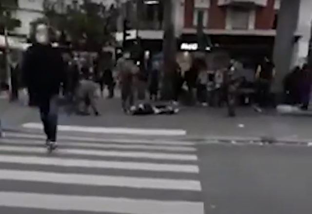 Стоп-кадр из видео с места преступления