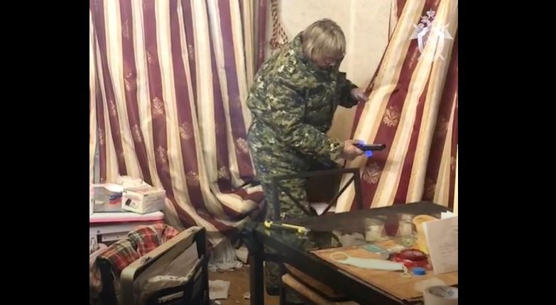Стоп-кадр из видео с места преступления