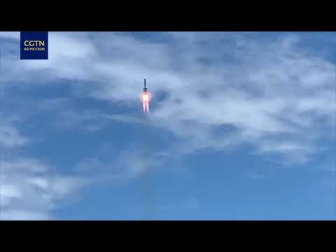 Скриншот с YouTube Запуск китайского зонда Тяньвэнь-1 к Марсу