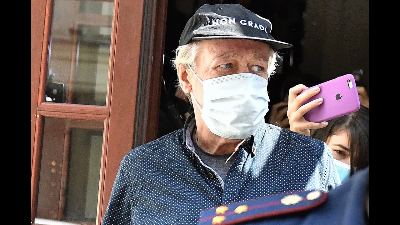 Стоп-кадр с видео Ефремов объявил себя в суде приговоренным к казни