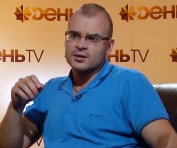 Максим Марцинкевич в эфире телеканала «День ТВ», 2012 год