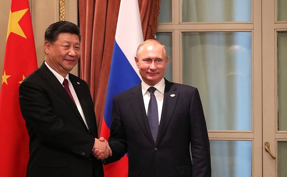 Фото с сайта kremlin.ru Владимир Путин и Си Цзиньпин