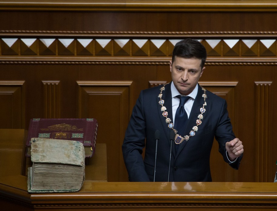 Фото с официального сайта Президента Украины. Николай Лазаренко Владимир Зеленский