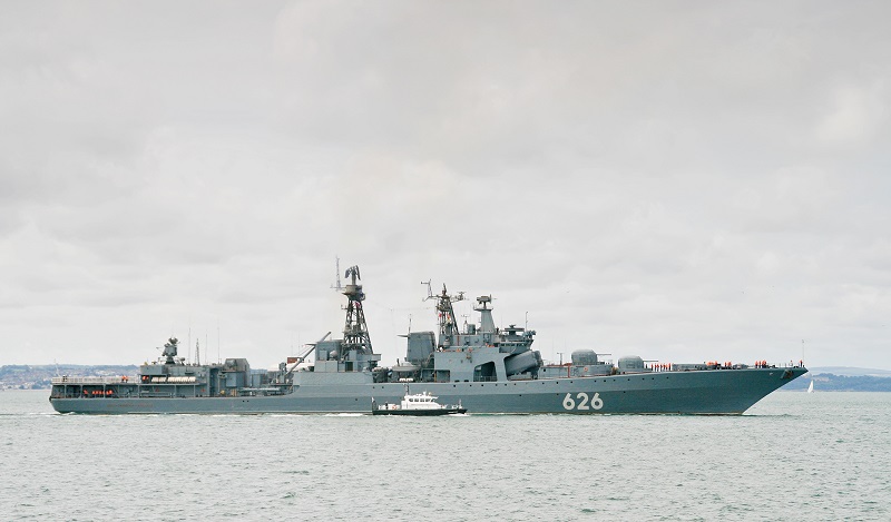 БПК ВМФ РФ "Вице-адмирал Кулаков". Фото с сайта wikipedia.org Большой противолодочный корабль ВМФ РФ "Вице-адмирал Кулаков"