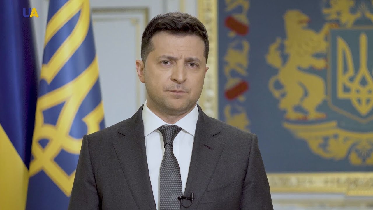 Скриншот с YouTube Владимир Зеленский