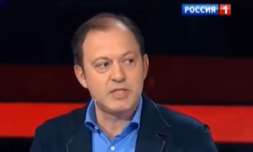 Стоп-кадр из программы на телеканале "Россия 1"