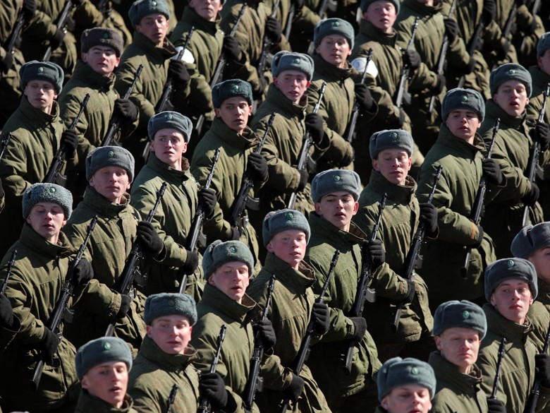 © KM.RU, Кирилл Зыков Репетиция парада Победы 2012