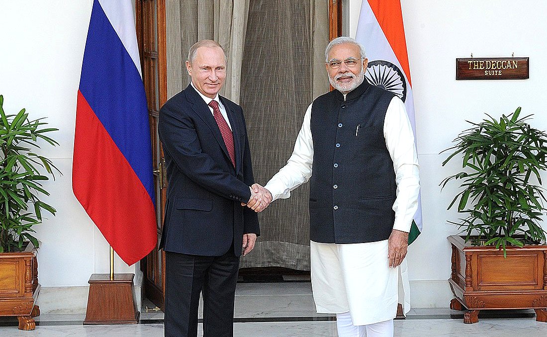 Нарендра Моди и Владимир Путин, 2014 год. Фото с сайта kremlin.ru