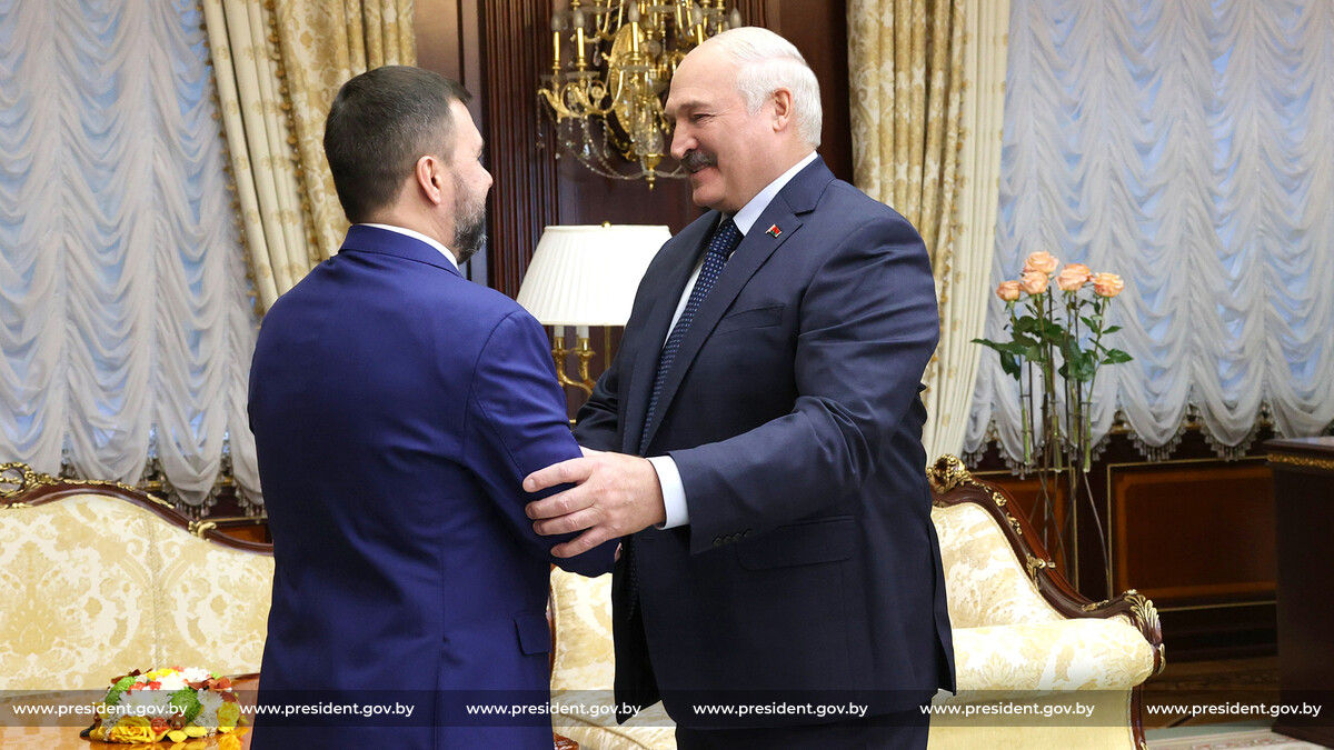 Официальная встреча Лукашенко и Пушилина прошла во вторник в Минске