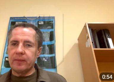 Стоп-кадр из видео Телеграм-канала Вячеслава Гладкова